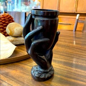 Iron Whimsey-gothic Funerary Hand Held Vase Decor